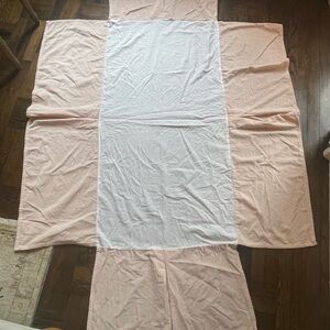 Restoration Hardware Pink Velvet Crib Skirt